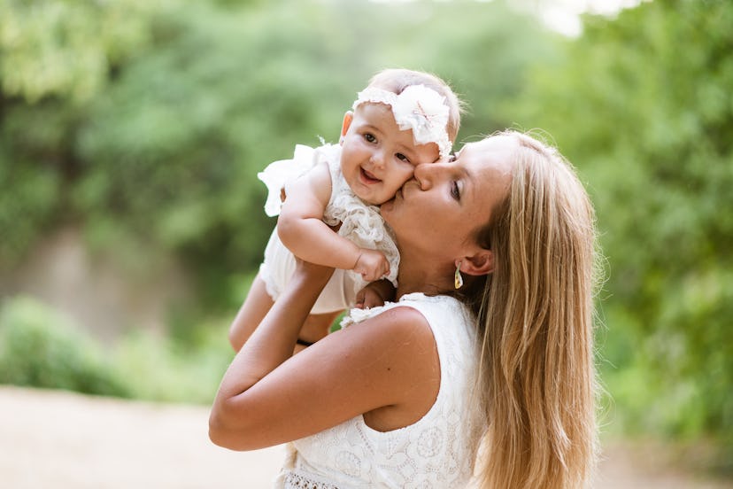 Love between mother and baby.