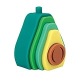 Nuby Soft Silicone Stackable Avocado...