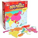 GeoToys GeoPuzzle, Asia Shaped Jigsaw...