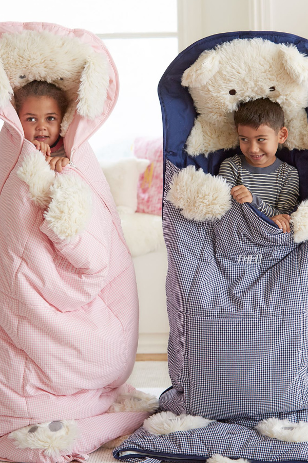 Personalized kids sleeping bags from PBK: So many cute styles! | Holiday Gift Guide from Cool Mom Picks