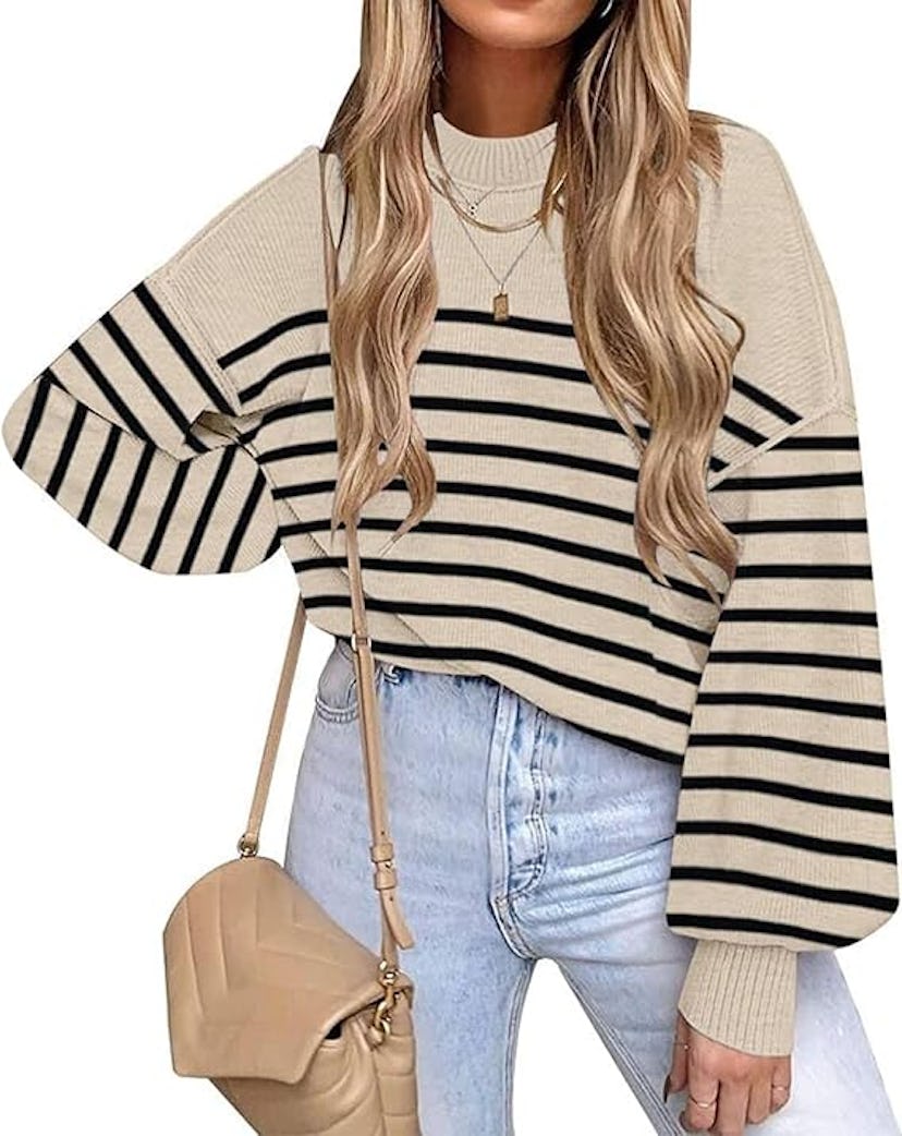 ETCYY Striped Sweater