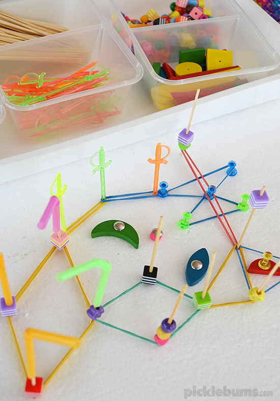 Make your own DIY Geoboard and add some cool and crazy accessories for even more fun! 