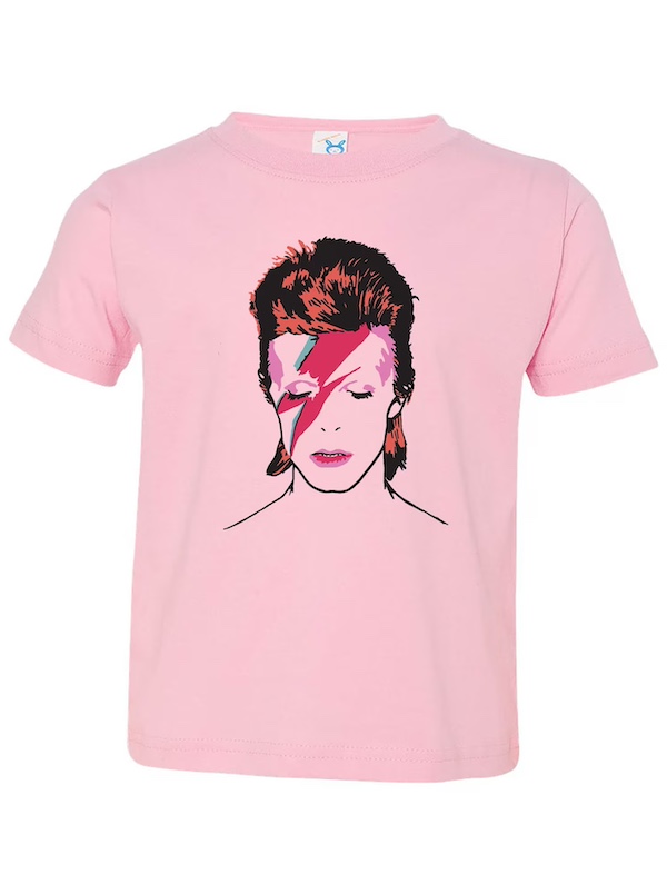 Gifts under $15: Retro Bowie t-shirts for kids