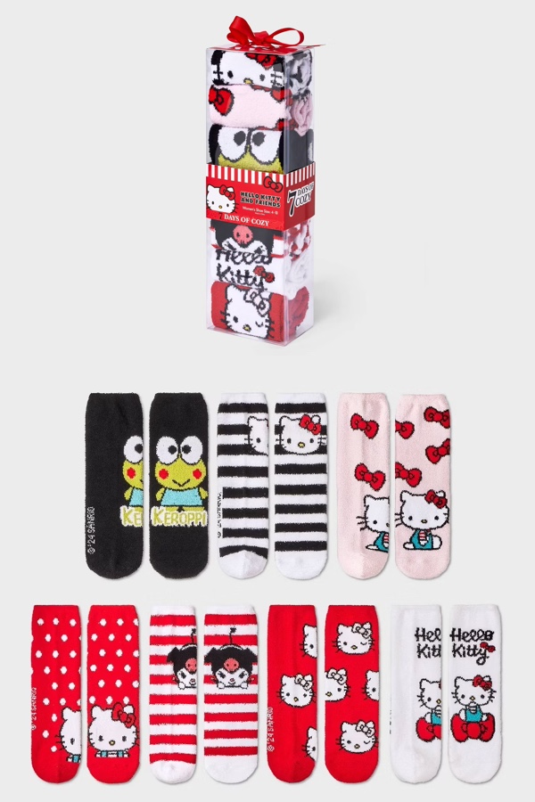 Gifts under $15 for kids: Hello Kitty socks set