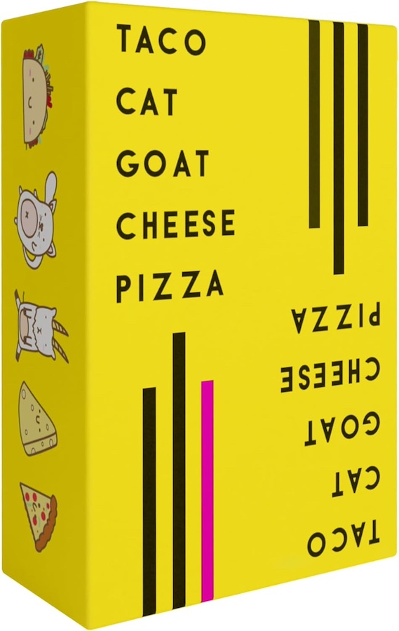 Gifts under $15: Taco Cat Goat Cheese Pizza game