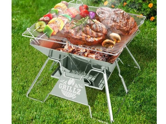 Grillz 2-in-1 portable fire pit BBQ | Christmas gifts for men