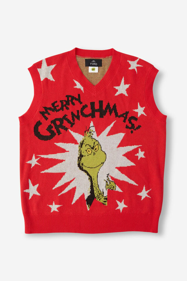 Merry Grinchmas vest | Hilarious Christmas outfits