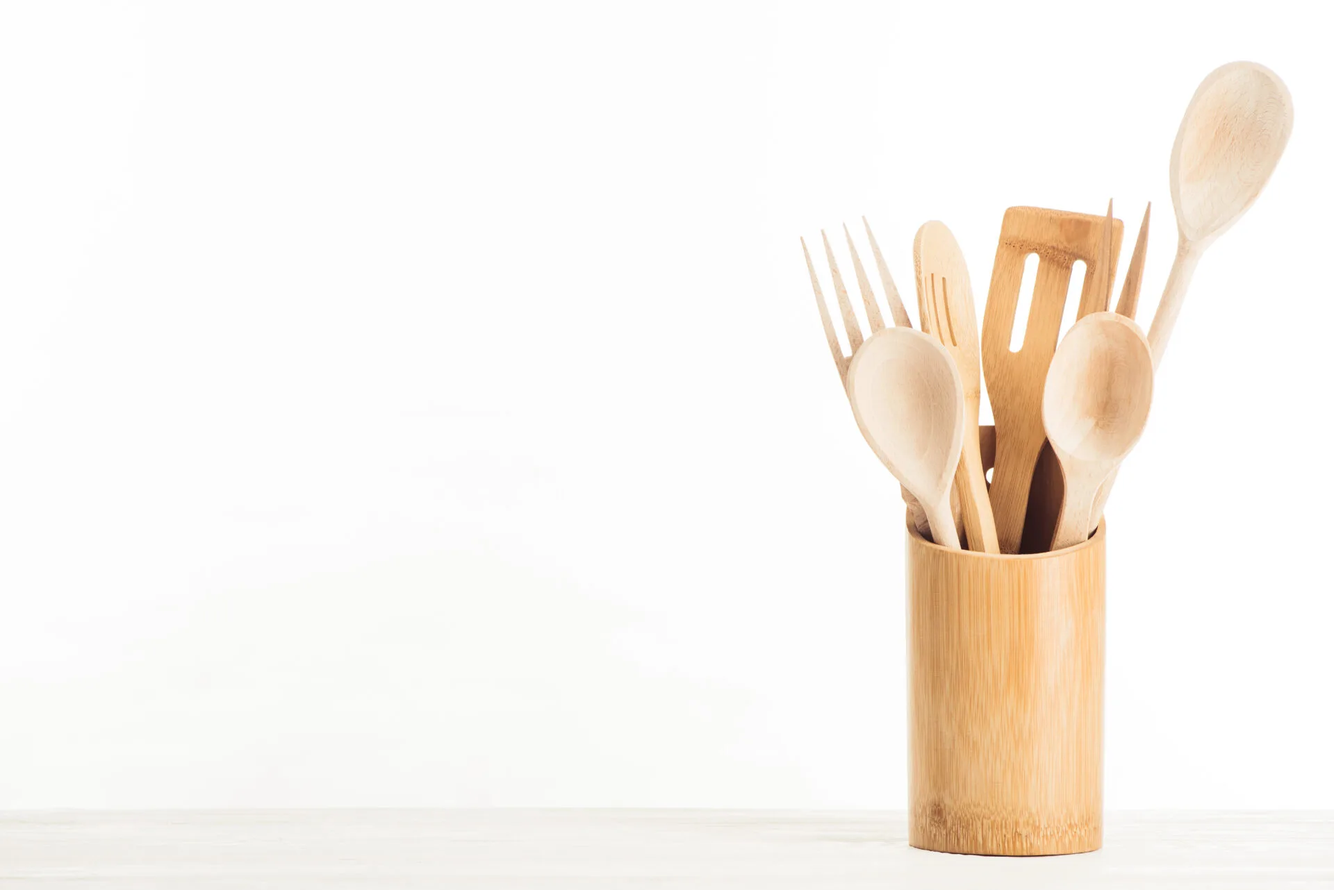 Wooden kitchen utensils