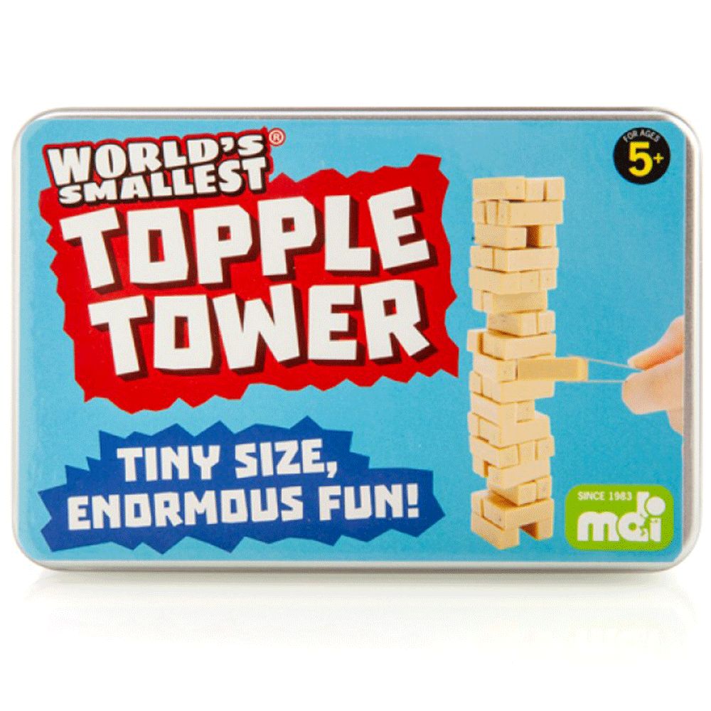 World's smallest topple tower | stocking fillers for girls