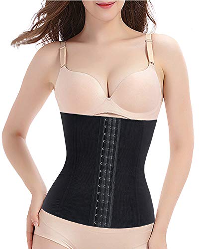 Nebility Maternity Belly Band Postpartum Recovery Belt Waist Trainer Abdominal Wrap C-section Postnatal Girdle (M, Black)