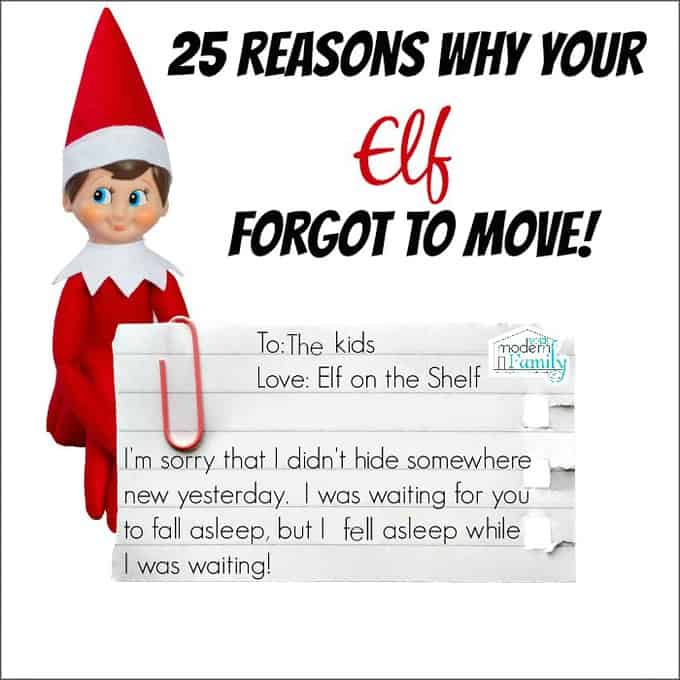 pin for Elf on the shelf forgot to move