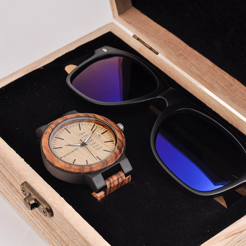 Wooden Watch and Sunglasses | Christmas gifts for men